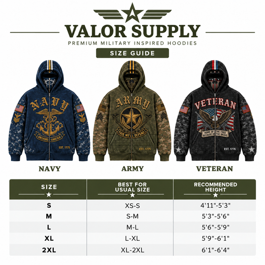 ValorSupply Vintage Hoodie Collection